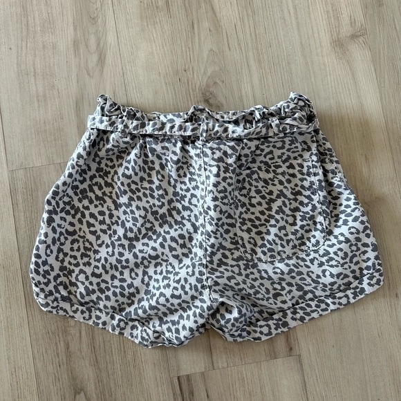 Aerie Leopard Print Paper Bag Camp Shorts XS - Picture 6 of 11